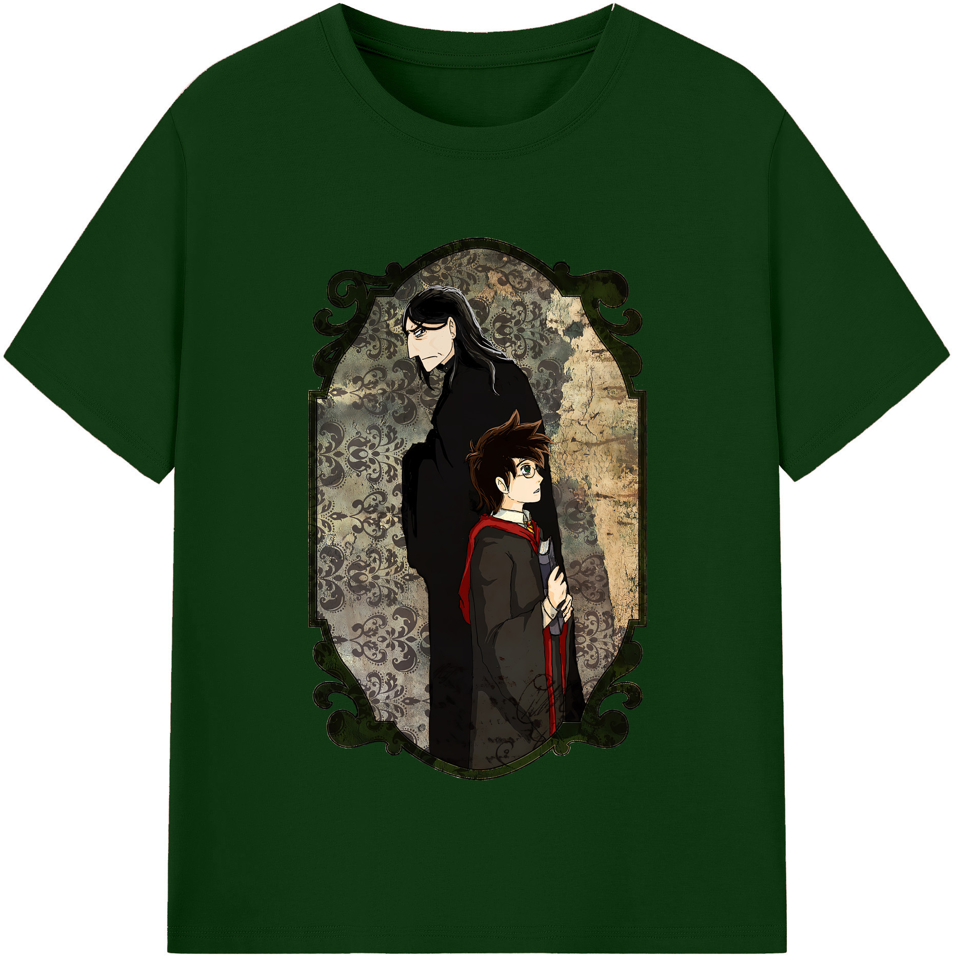 （画像用） Harry Potter ハリー・ポッターシリーズ 綿100％半袖Tシャツ（フロントプリント）